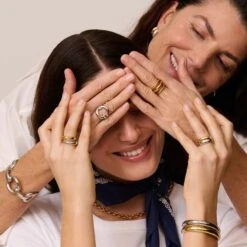 Bague Large INES - Argenté -opulence Soldes Boutique 02220312 050 52 M2