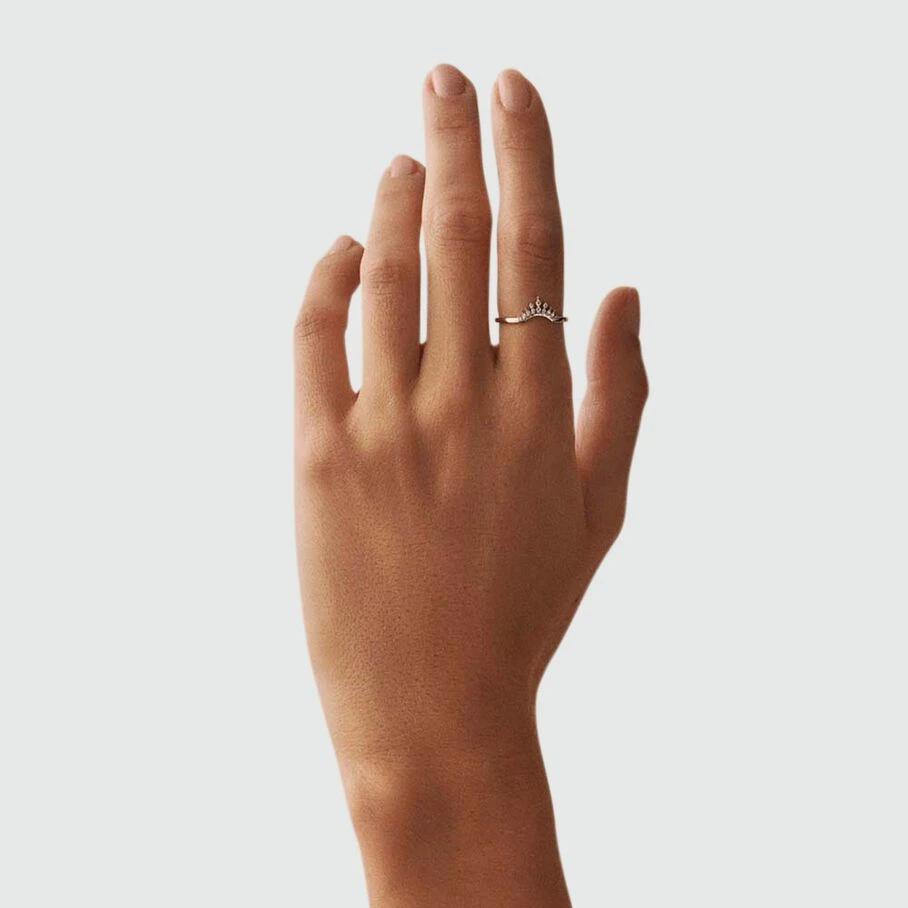 Bague Fine LUCKY EYE - Cristal / Argenté 4 Bague Fine LUCKY EYE - Cristal / Argenté – Image 2