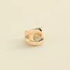 Bague Large CURVE - Doré -opulence Soldes Boutique 02240258 157 52 01
