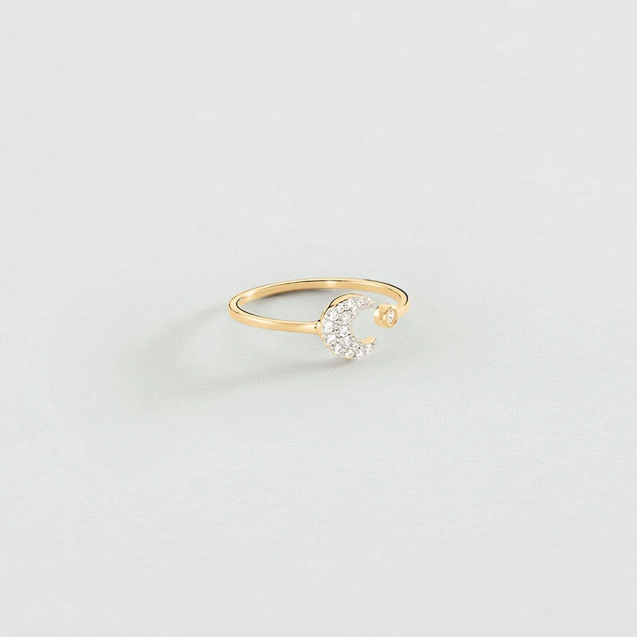 Bague Ajustable SARA - Argenté / Doré 3 Bague Ajustable SARA - Argenté / Doré