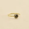 Bague Fine IMPERIAL - Noir / Doré -opulence Soldes Boutique 02290021 270 TU 01