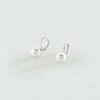 Boucles D'oreilles Pendantes PEARLY - Perle / Argenté -opulence Soldes Boutique 02320512 293 TU 01
