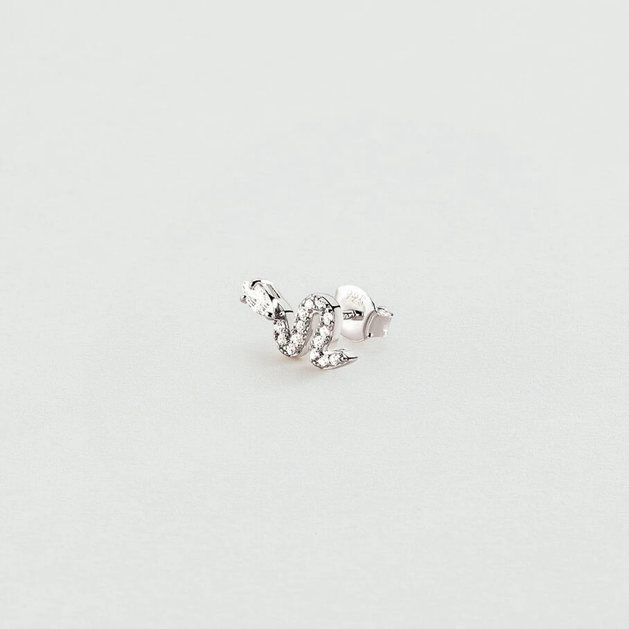 Piercing Puce SNAKY - Cristal / Argenté 3 Piercing Puce SNAKY - Cristal / Argenté