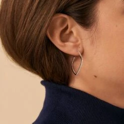 Créoles SISSI - Cristal / Argenté -opulence Soldes Boutique 02321002 136 TU M1