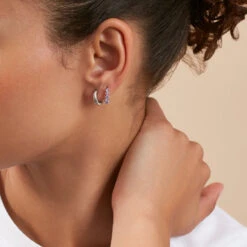 Piercing Créole RADIANTE - Lilas -opulence Soldes Boutique 02321218 229 TU M1