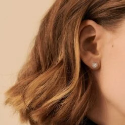 Boucles D'oreilles Puces IMPERIAL - Cristal / Argenté -opulence Soldes Boutique 02321240 136 TU M1