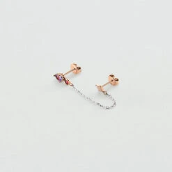 Piercing Puce ASTRAL - Violet / Argenté