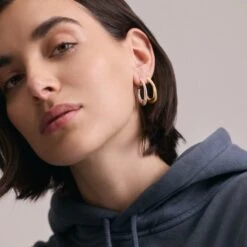 Créoles GEMINI - Cristal / Argenté -opulence Soldes Boutique 02321276 136 TU M2