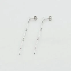 Boucles D'oreilles Pendantes RADIEUX - Argenté