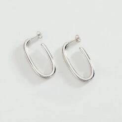 Créoles CHAIN - Argenté