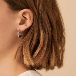 Créoles GIPSY - Argenté -opulence Soldes Boutique 02370823 064 TU M1