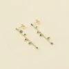Boucles D'oreilles Pendantes NEITH - Vert / Doré -opulence Soldes Boutique 02380430 658 TU 01