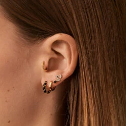 Piercing Puce SNAKY - Doré / Gun -opulence Soldes Boutique 02390106 357 TU M1