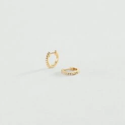 Créoles AUSTRAL - Cristal / Doré