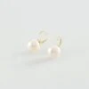 Boucles D'oreilles Pendantes PEARLY - Perle / Doré -opulence Soldes Boutique 02390128 294 TU 01