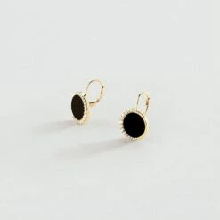 Boucles D'oreilles Pendantes MOONONYX - Onyx