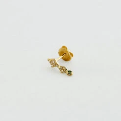 Piercing Puce ASTRAL - Vert / Doré