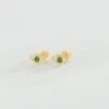 Boucles D'oreilles Puces LUCKY EYE - Vert / Doré -opulence Soldes Boutique 02390790 658 TU 01