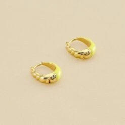 Créoles ATMA - Jaune / Doré