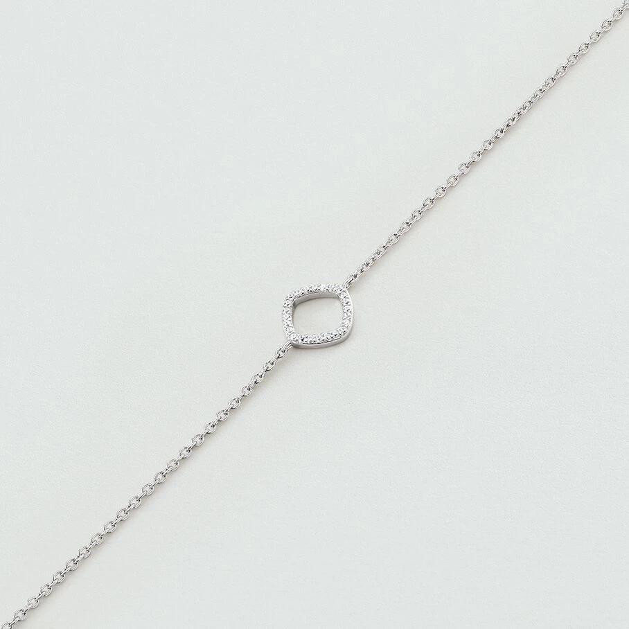 Bracelet Souple SISSI - Cristal / Argenté 3 Bracelet Souple SISSI - Cristal / Argenté