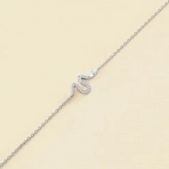 Bracelet Souple SNAKY - Cristal / Argenté