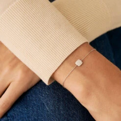 Bracelet Souple GLORIA - Cristal / Argenté -opulence Soldes Boutique 02420731 136 TU M1