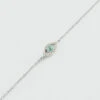 Bracelet Souple LUCKY EYE - Turquoise / Argenté -opulence Soldes Boutique 02420755 650 TU 01