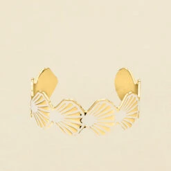 Manchette COQUIPOP - Beige / Doré