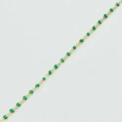 Bracelet Souple SMARTY - Vert / Doré