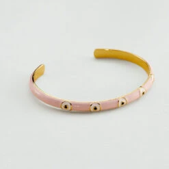 Jonc CYCLADES - Rose Pâle/ Doré