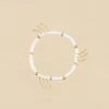 Bracelet Souple RODEO - Blanc / Doré -opulence Soldes Boutique 02480282 094 TU 01