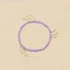 Bracelet Souple RODEO - Mauve / Doré -opulence Soldes Boutique 02480282 405 TU 01