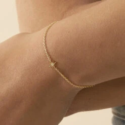 Bracelet Souple OURSE - Cristal / Doré -opulence Soldes Boutique 02490012 137 TU M2