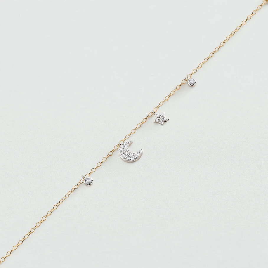 Bracelet Souple SARA - Argenté / Doré 3 Bracelet Souple SARA - Argenté / Doré