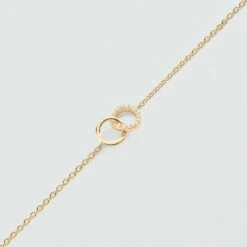 Bracelet Souple RONDOU - Cristal / Doré