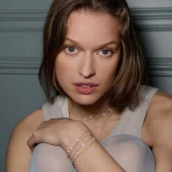 Bracelet Souple BELOVED - Cristal / Doré -opulence Soldes Boutique 02490073 137 TU M2