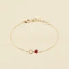 Bracelet Souple BEGUIN - Rouge / Doré 1 Bracelet Souple BEGUIN - Rouge / Doré -opulence Soldes Boutique 02490078 324 TU 01