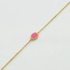 Bracelet Souple ATMA - Nacre /rose