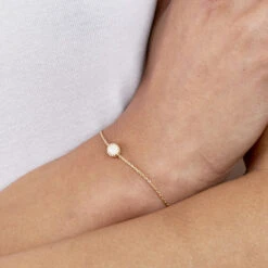 Bracelet Souple ATMA - Nacre /rose -opulence Soldes Boutique 02490079 642 TU M1