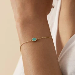 Bracelet Souple ATMA - Lapis/ Bleu -opulence Soldes Boutique 02490079 857 TU M1