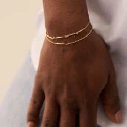 Bracelet Souple RADIEUX - Doré -opulence Soldes Boutique 02490082 157 TU M2