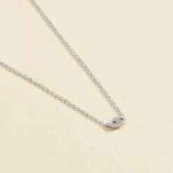 Collier Ras Du Cou ETREINTE - Cristal / Argenté