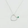 Collier Mi-long BEGUIN - Vert / Argenté 1 Collier Mi-long BEGUIN - Vert / Argenté -opulence Soldes Boutique 02623705 659 TU 01