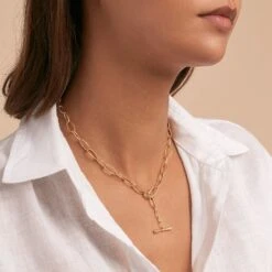 Collier Mi-long CHAIN - Doré -opulence Soldes Boutique 02651376 157 TU M1