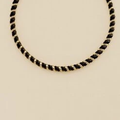Collier Ras Du Cou SESHA - Noir / Doré