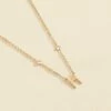 Collier Ras Du Cou LETTRE H - Cristal / Doré -opulence Soldes Boutique 02670174 137 TU 01