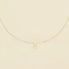 Collier Ras Du Cou LETTRE K - Cristal / Doré -opulence Soldes Boutique 02670177 137 TU 01