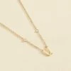 Collier Ras Du Cou LETTRE U - Cristal / Doré -opulence Soldes Boutique 02670187 137 TU 01