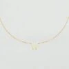 Collier Ras Du Cou LETTRE W - Cristal / Doré -opulence Soldes Boutique 02670189 137 TU 01