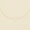 Collier Mi-long LETTRE X - Cristal / Doré -opulence Soldes Boutique 02670190 137 TU 01